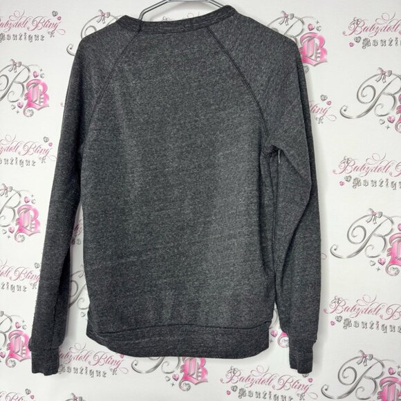 Bow & drape New York sweater are you kitten me with sequin bling embroidery - Picture 5 of 7